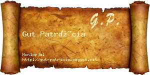 Gut Patrícia névjegykártya